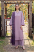 GARNET - 3PC LAWN EMBROIDERED SHIRT WITH CHIFFON PRINTED DUPATTA AND TROUSER - HML2899