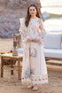 QALAMKAR - 3PC LAWN EMBROIDERED SHIRT WITH ORGANZA CUTWORK EMBROIDERED DUPATTA AND TROUSER - HML2788