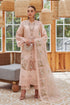 CRIMSON - 3PC LAWN EMBROIDERED SHIRT WITH CHIFFON PRINTED DUPATTA AND TROUSER - HML2712