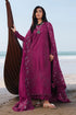 QALAMKAR - 3PC LAWN EMBROIDERED SHIRT WITH KHADDI NET EMBROIDERED DUPATTA AND TROUSER - HML2803