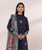 SAPPHIRE - 3PC LAWN EMBROIDERED SHIRT WITH DIAMOND PRINTED DUPATTA AND TROUSER - Hml1577