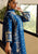 CROSS STITCH - 3PC DHANAK EMBROIDERED SHIRT WITH DHANAK EMBROIDERED SHAWL AND TROUSER - HML1872