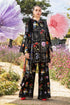 MARIA B - 3PC LAWN EMBROIDERED PRINTED SHIRT WITH CHIFFON PRINTED DUPATTA AND TROUSER - HML2672