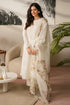 CROSS STITCH - 3PC LAWN EMBROIDERED SHIRT WITH NET ORGANZA DUPATTA AND TROUSER - HML1612