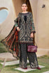 MARIA B - 3PC LAWN EMBROIDERED PRINTED SHIRT WITH CHIFFON PRINTED DUPATTA AND TROUSER - HML2203