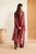 IZNIK - 3PC DHANAK EMBROIDERED SHIRT WITH TWILL PRINTED SHAWL AND TROUSER - HML2393