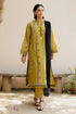 ZARA SHAH JAHAN - 3PC DHANAK EMBROIDERED SHIRT WITH DHANAK EMBROIDERED SHAWL AND TROUSER - HML2327