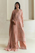 ZARA SHAH JAHAN - 3PC DHANAK EMBROIDERED SHIRT WITH DHANAK EMBROIDERED SHAWL AND TROUSER - HML2330