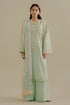 ZARA SHAH JAHAN - 3PC LAWN EMBROIDERED SHIRT WITH CHIFFON PRINTED DUPATTA AND TROUSER - HML2294