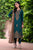 JAZMIN - 3PC DHANAK EMBROIDERED SHIRT WITH DHANAK EMBROIDERED SHAWL AND TROUSER - HZG1844