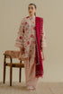 ZARA SHAH JAHAN - 3PC LAWN EMBROIDERED SHIRT WITH CHIFFON EMBROIDERED DUPATTA AND TROUSER - HML2281