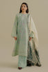 ZARA SHAH JAHAN - 3PC LAWN EMBROIDERED SHIRT WITH CHIFFON PRINTED DUPATTA AND TROUSER - HML2282
