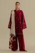 ZARA SHAH JAHAN - 3PC LAWN EMBROIDERED SHIRT WITH CHIFFON PRINTED DUPATTA AND TROUSER - HML2292