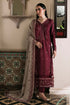 NUREH - 3PC DHANAK EMBROIDERED SHIRT WITH DHANAK EMBROIDERED SHAWL AND TROUSER - HML2592