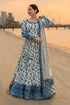 FAIZA SAQLAIN - 3PC LAWN EMBROIDERED SHIRT WITH EMBROIDERED NET DUPATTA AND TROUSER - HML2845
