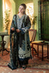 JADE - 3PC DHANAK EMBROIDERED SHIRT WITH TWILL PRINTED SHAWL AND TROUSER - HML2401