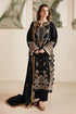 FLORENT - 3PC DHANAK EMBROIDERED SHIRT WITH DHANAK EMBROIDERED SHAWL AND TROUSER - HML1975