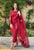 NADIA FAROOQI - 3PC ORGANZA HEAVY EMBROIDERED SHIRT & ORGANZA DYED DUPATTA - Hml1081