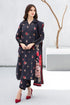 BAROQUE - 3PC KHADDAR PRINTED SHIRT WITH KHADDAR PRINTED DUAPTTA AND TROUSER - HML1371