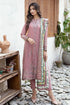 JAZMIN - 3PC LAWN EMBROIDERED SHIRT WITH DIAMOND PRINTED DUPATTA AND TROUSER - HML1586