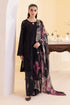 New -50%     IZNIK - 3PC DHANAK EMBROIDERED SHIRT WITH TWILL PRINTED SHAWL AND TROUSER - HML2423
