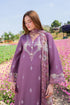 GARNET - 3PC LAWN EMBROIDERED SHIRT WITH CHIFFON PRINTED DUPATTA AND TROUSER - HML2954