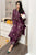 URGE - 3PC DHANAK EMBROIDERED SHIRT WITH TWILL PRINTED SHAWL AND EMBROIDERED TROUSER - HML2503