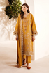 FLORENT - 3PC DHANAK EMBROIDERED SHIRT WITH DHANAK EMBROIDERED SHAWL AND TROUSER - Hml2454