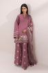 SAPPHIRE - 3PC LAWN EMBROIDERED SHIRT WITH CHIFFON PRINTED DUPATTA AND EMBROIDERED TROUSER - HML2648