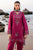 JAZMIN - 3PC LAWN EMBROIDERED SHIRT WITH VOILE PRINTED DUPATTA AND TROUSER - HML2200