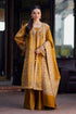 NISHAT - 3PC KHADDAR EMBROIDERED SHIRT WITH TWILL PRINTED SHAWL AND TROUSER - HML2597
