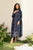 IZNIK - 3PC DHANAK EMBROIDERED SHIRT WITH TWILL PRINTED SHAWL AND TROUSER - HML2443