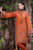 JAZMIN - 3PC DHANAK EMBROIDERED SHIRT WITH PRINTED TWILL SHAWL AND TROUSER - Hml1800