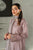 IZNIK - 3PC DHANAK EMBROIDERED SHIRT WITH TWILL PRINTED SHAWL AND TROUSER - HML2405