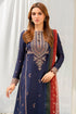 JAZMIN- 3PC LAWN EMBROIDERED SHIRT WITH DIAMOND PRINTED DUPATTA AND TROUSER - Hml1743