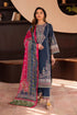 BATIK - 3PC DHANAK EMBROIDERED SHIRT WITH TWILL PRINTED SHAWL AND TROUSER - HML2417