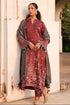 IMAGE - 3PC DHANAK EMBROIDERED SHIRT WITH DHANAK EMBROIDERED SHAWL AND TROUSER - HML2544
