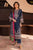 BATIK - 3PC DHANAK EMBROIDERED SHIRT WITH TWILL PRINTED SHAWL AND TROUSER - HML2417