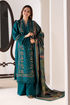 SOBIA NAZIR - 3PC DHANAK EMBROIDERED SHIRT WITH TWILL PRINTED SHAWL AND TROUSER - HML2550