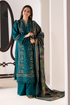 SOBIA NAZIR - 3PC DHANAK EMBROIDERED SHIRT WITH TWILL PRINTED SHAWL AND TROUSER - HML1924