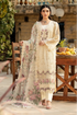 ELAF - 3PC LAWN CHIKANKAARI EMBROIDERED SHIRT WITH CHIFFON PRINTED DUPATTA AND TROUSER - HML2729