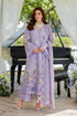 ELAF - 3PC LAWN LASEROWKR EMBROIDERED SHIRT WITH KHADDI NET EMBROIDERED DUPATTA AND TROUSER - HML2850