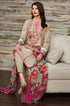 KHAADI - 3PC KHADAR SHIRT WITH WOOL PRINTED SHAWL AND TROUSER- HML1323