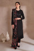 IZNIK - 3PC DHANAK EMBROIDERED SHIRT WITH DHANAK EMBROIDERED SHAWL AND TROUSER - hml2040