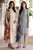 JAZMIN - 3PC DHANAK EMBROIDERED SHIRT WITH TWILL PRINTED SHAWL AND TROUSER - HML1880