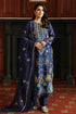 CROSS STITCH - 3PC DHANAK EMBROIDERED SHIRT WITH DHANAK EMBROIDERED SHAWL AND TROUSER - HML1913