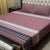 Comfort 3PC Cotton Double Bed Bedsheet in red HML100010