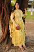ANEELAS - 3PC LAWN PRINTED SHIRT WITH SILK P