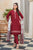 ZIVA - 3PC DHANAK EMBROIDERED SHIRT WITH TWILL PRINTED SHAWL AND TROUSER - HML1579