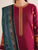 GARNET - 3PC LAWN EMBROIDERED SHIRT WITH MANAAR PRINTED DUPATTA AND TROUSER - HML2102